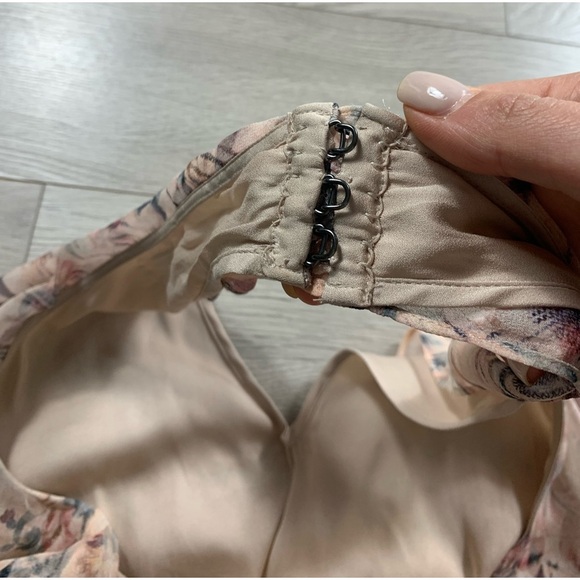 Haute Hippie Silk Ginny Floral Halter Mini Dress - Picture 8 of 14